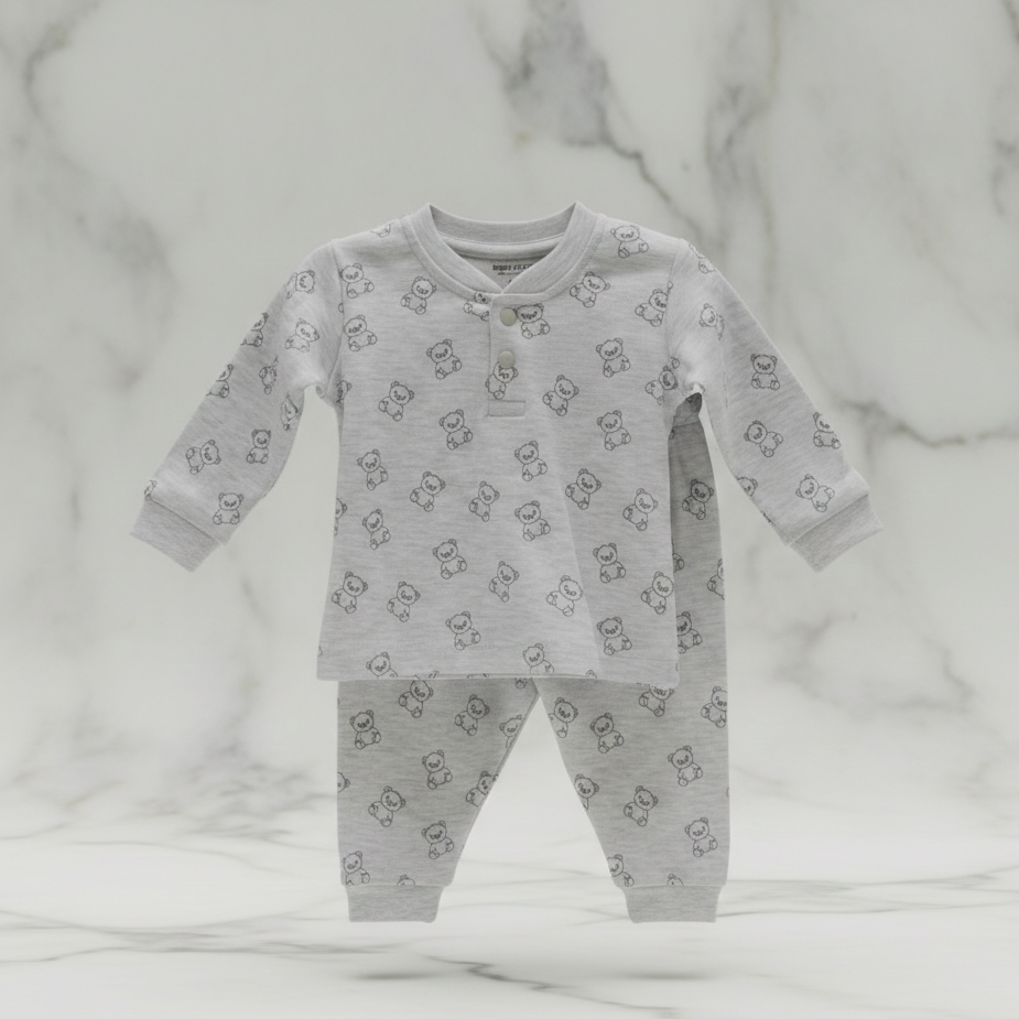 Long Sleeves 2 PCS night suit 110-07