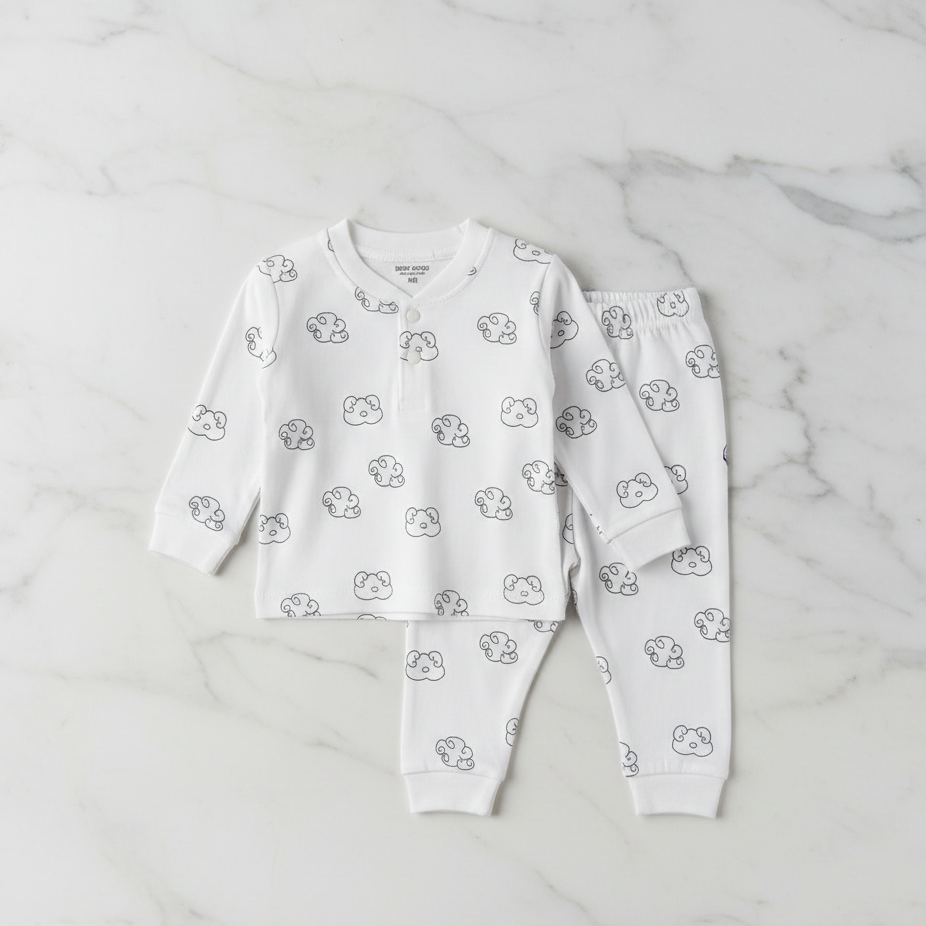 Long Sleeves 2 PCS night suit 110-06