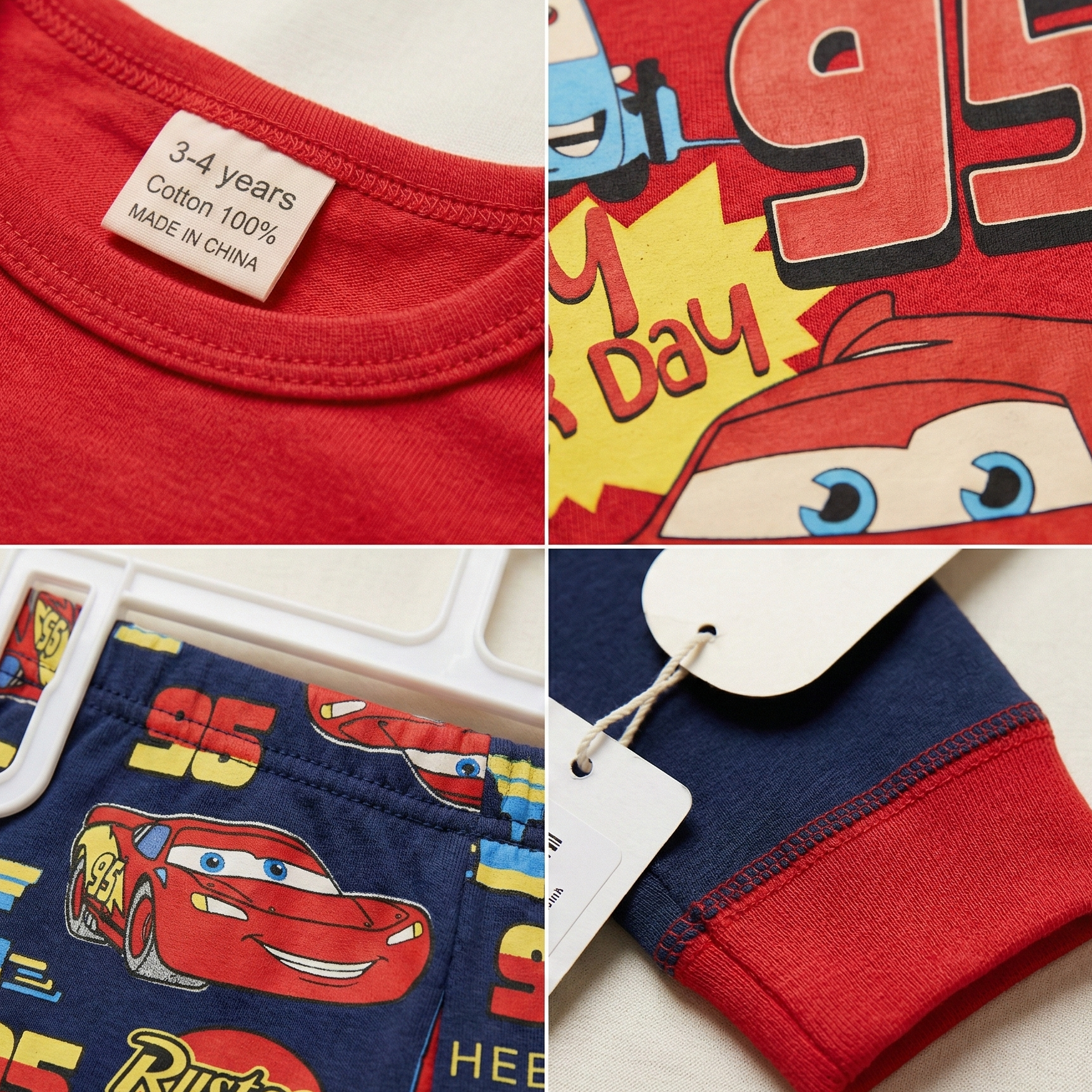 Cars Red Boys L/S Pajamas