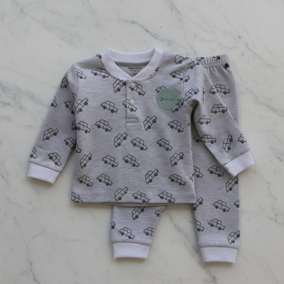 Long Sleeves 2 PCS night suit 110-01