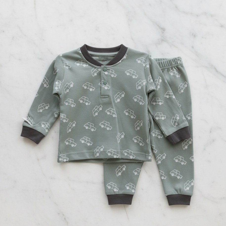 Long Sleeves 2 PCS night suit 110-01