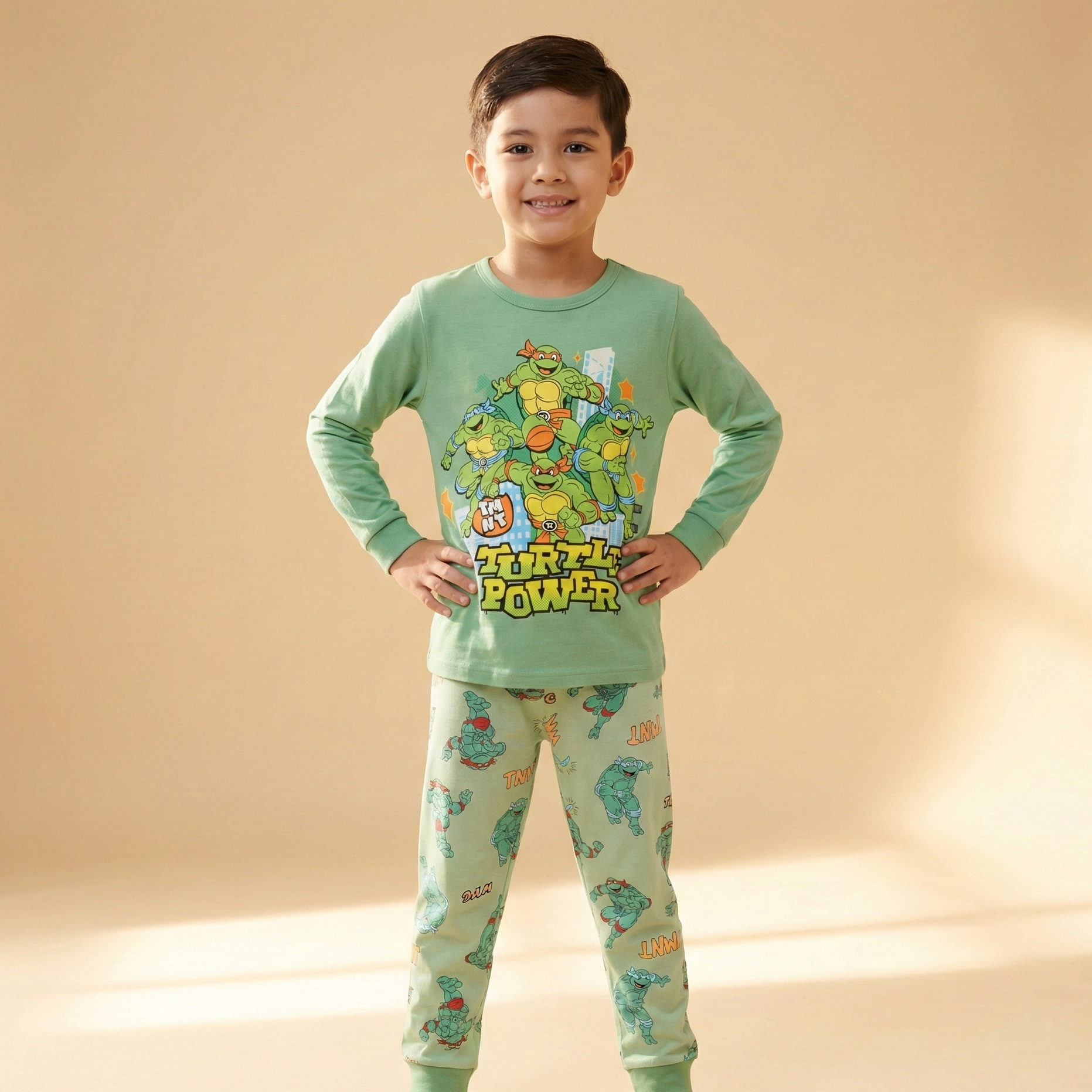 Ninja Turtle Boys L/S Pajamas