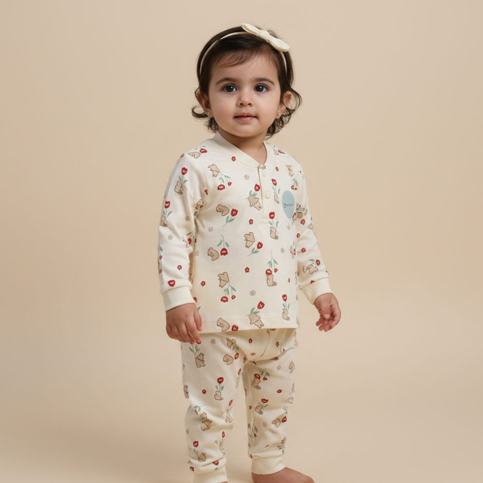 Long Sleeves 2 PCS night suit 110-12