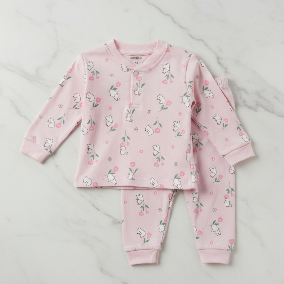 Long Sleeves 2 PCS night suit 110-12