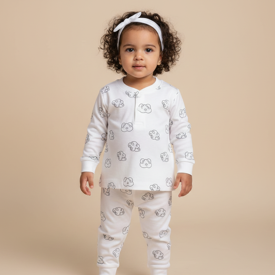 Long Sleeves 2 PCS night suit 110-06