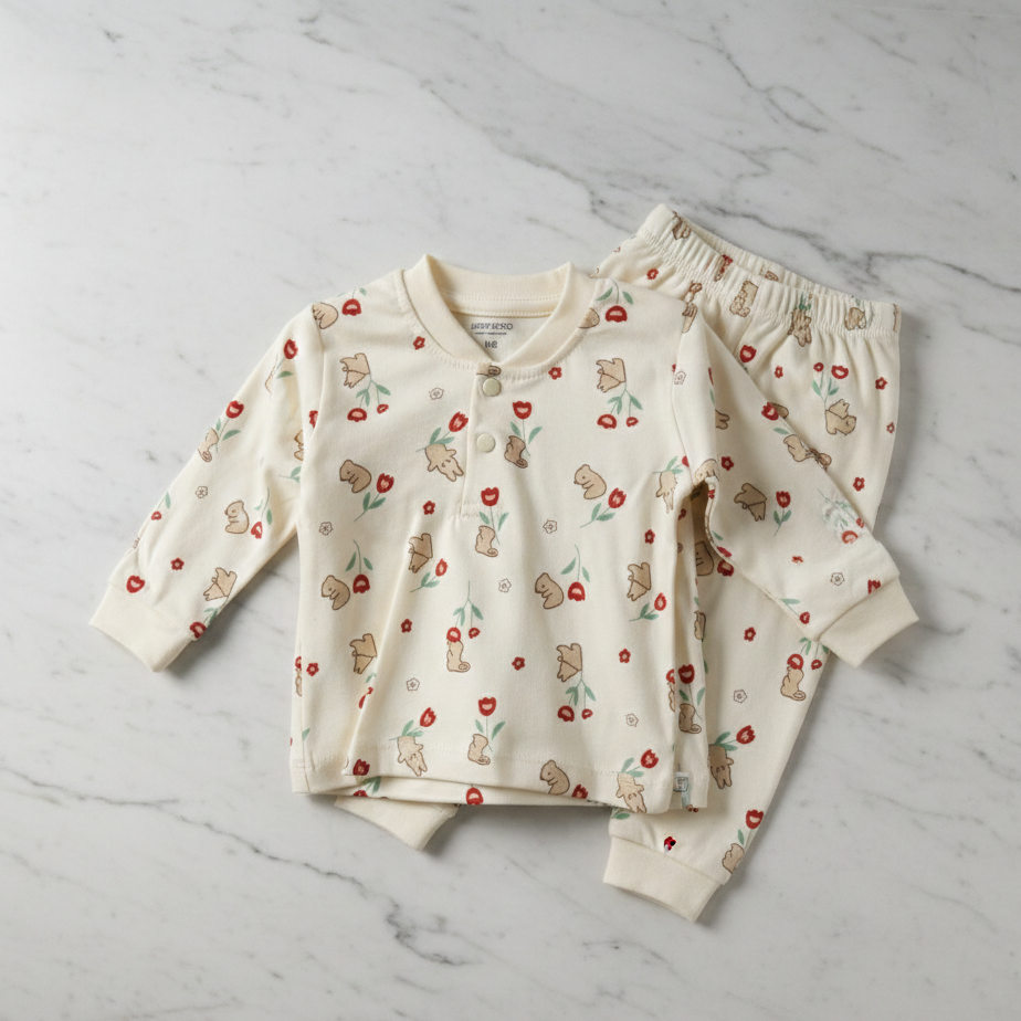 Long Sleeves 2 PCS night suit 110-12