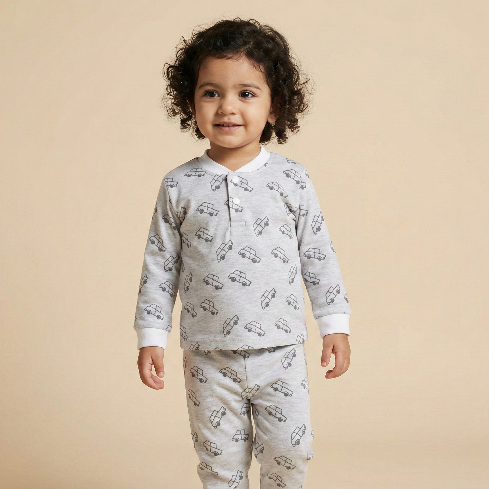 Long Sleeves 2 PCS night suit 110-01