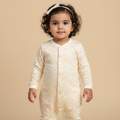 Cotton Round Neck Long Sleeves Sleepsuit 116-07