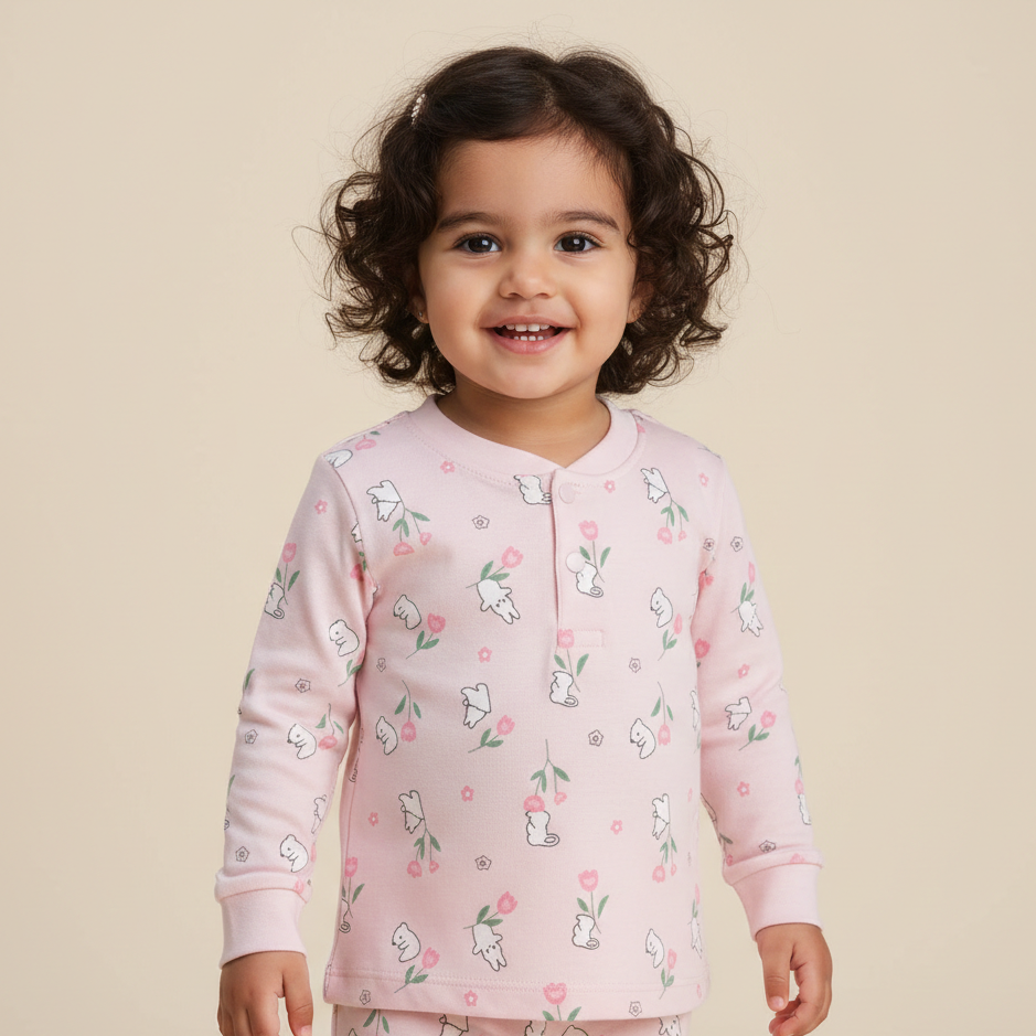 Long Sleeves 2 PCS night suit 110-12