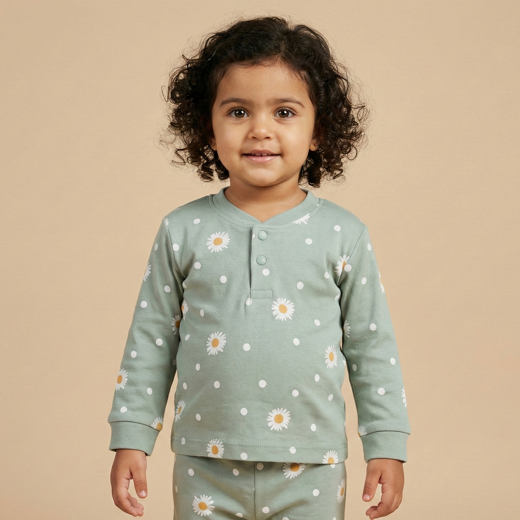 Long Sleeves 2 PCS night suit 110-16