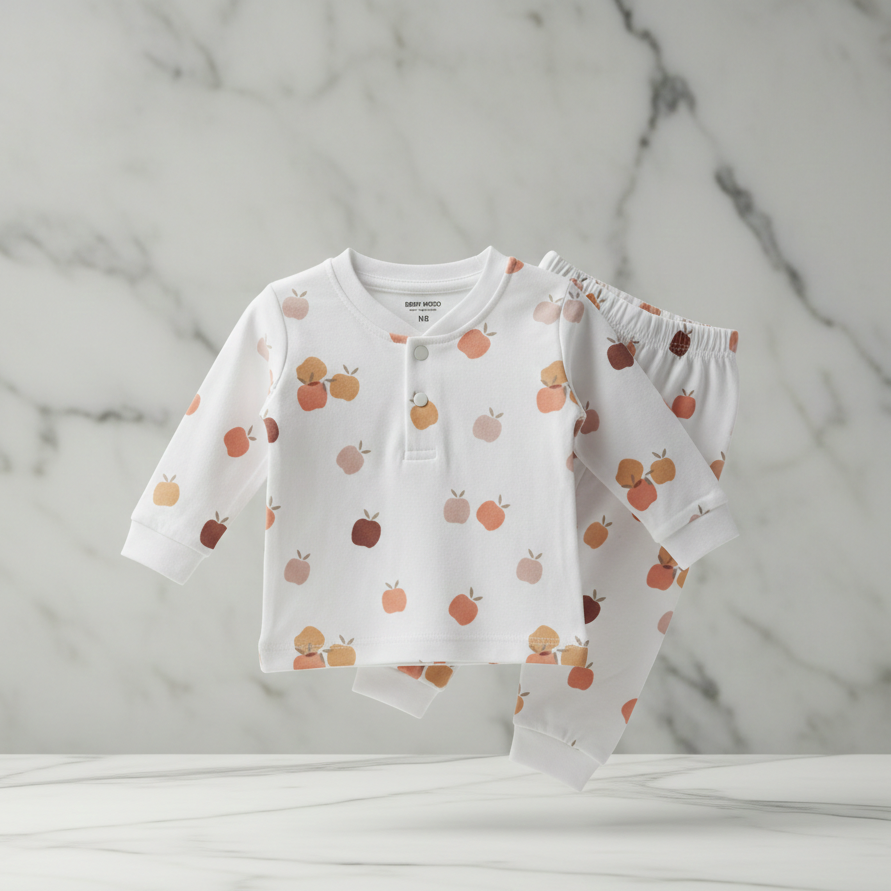 Long Sleeves 2 PCS night suit 110-08