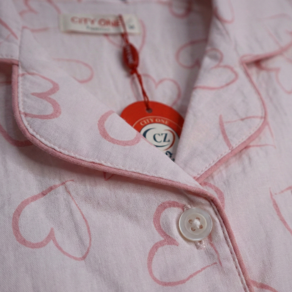 Womens Cotton Pyjama Set 707337