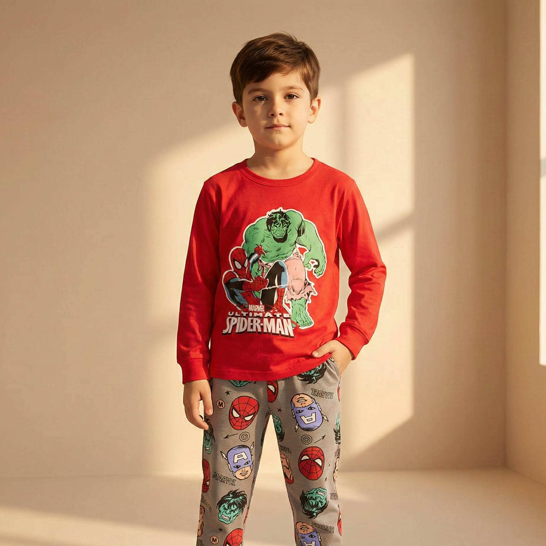 Ultimate Spider Boys L/S Pajamas