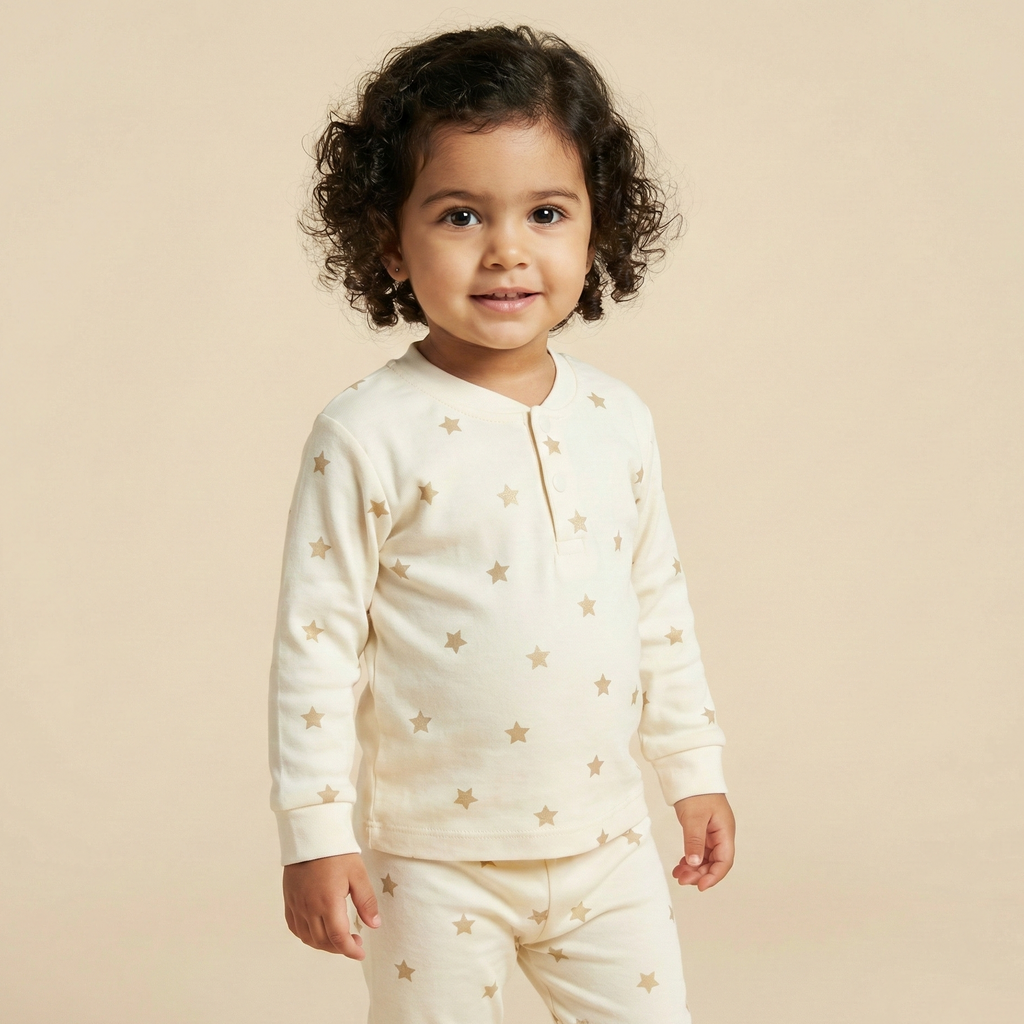 Long Sleeves 2 PCS night suit 110-04