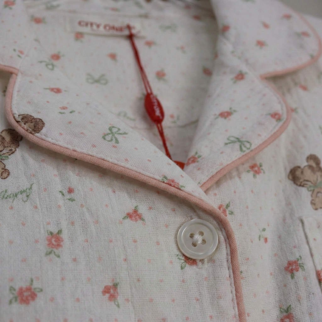 Womens Cotton Pyjama Set 707334