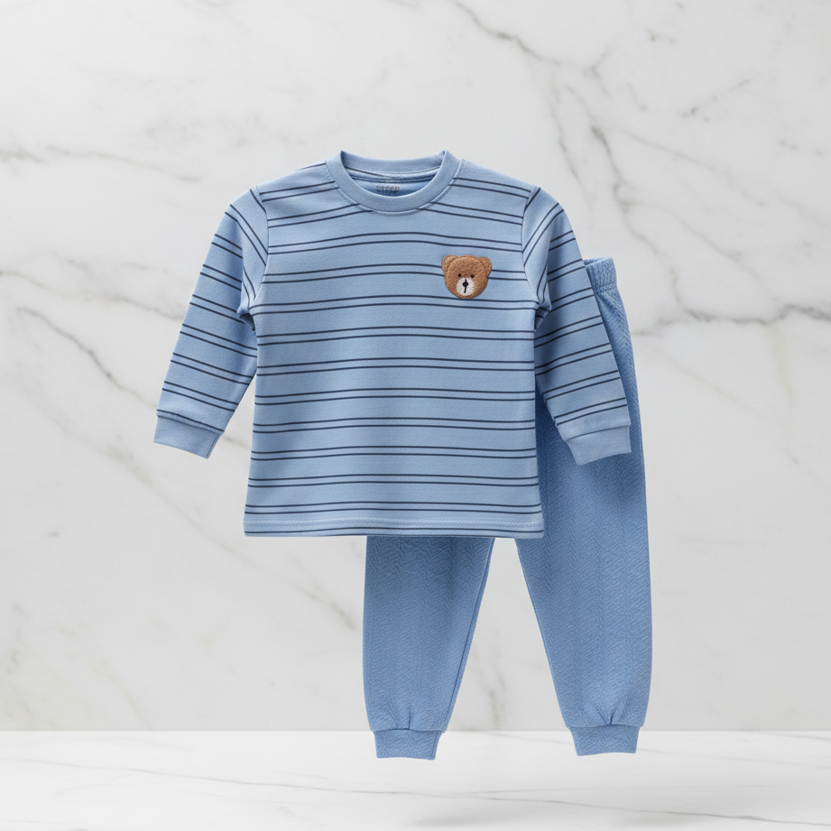 Long Sleeves Printed Baby 2 PCS Suit Set 117-01