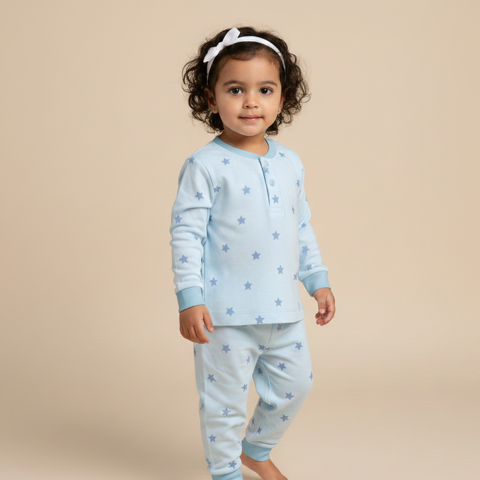 Long Sleeves 2 PCS night suit 110-04