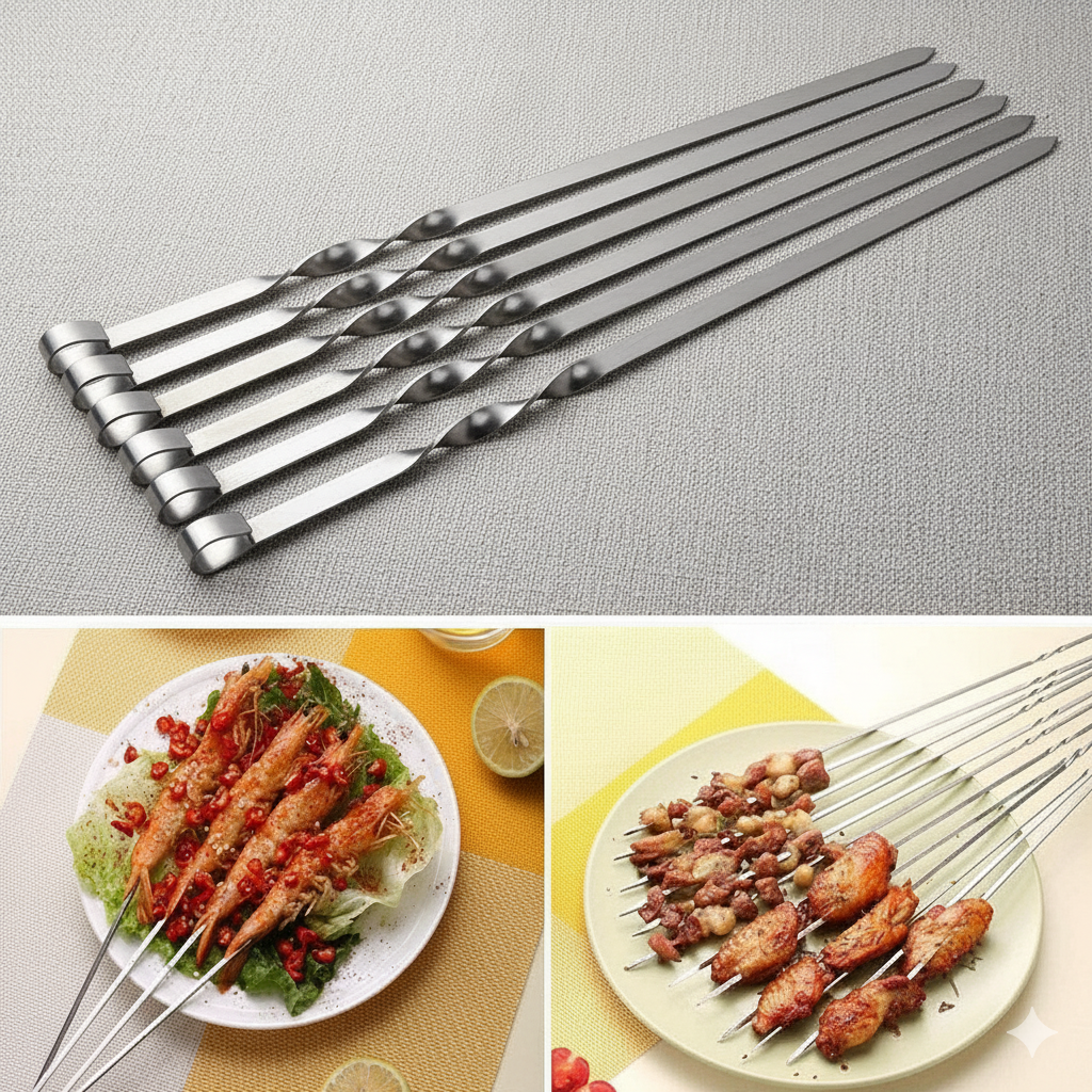 أعواد شواء (عبوة من 8 قطع)