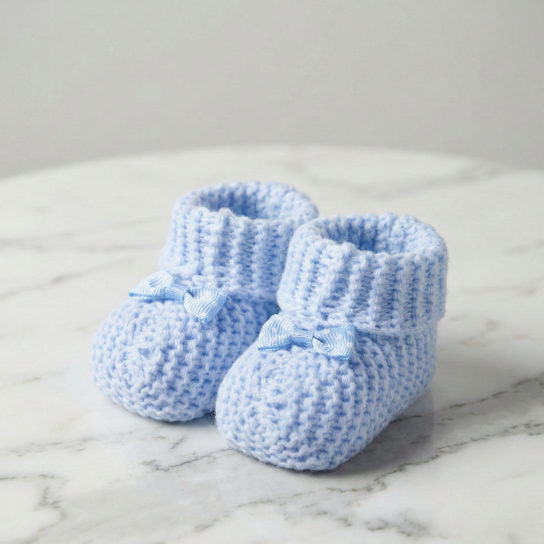 GIRLS BABY SHOE SOCKS BLUE