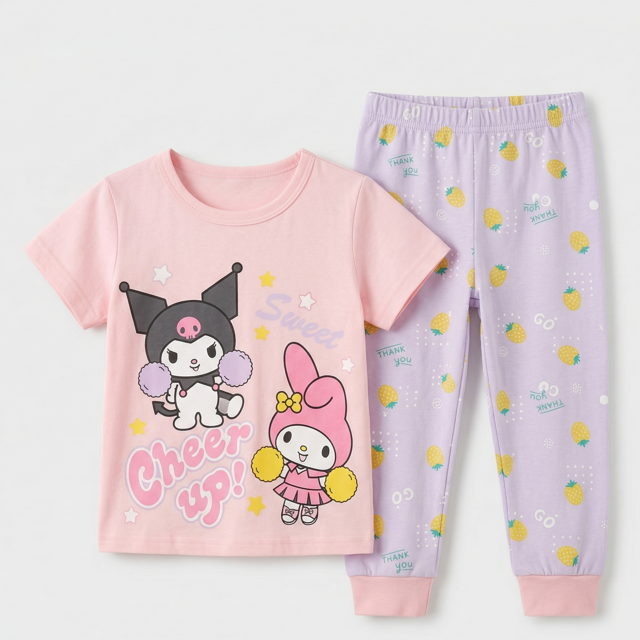 Kuromi Sweet Kids H\S Pajamas