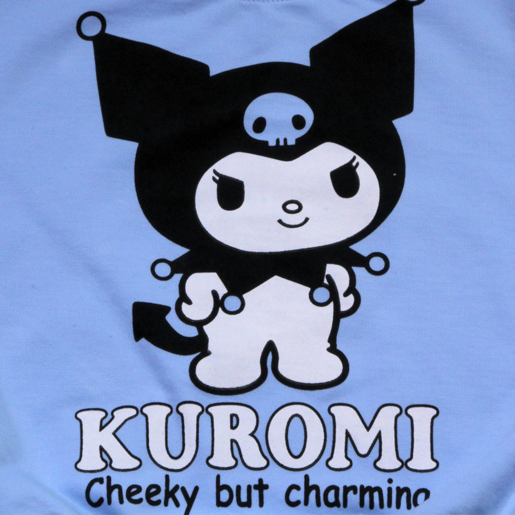 Kuromi Blue Long-Sleeves Pajamas (Girls)
