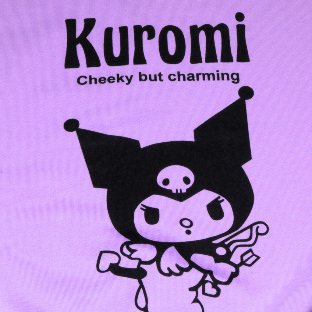 Kuromi Light Purple Long-Sleeves Pajamas (Girls)