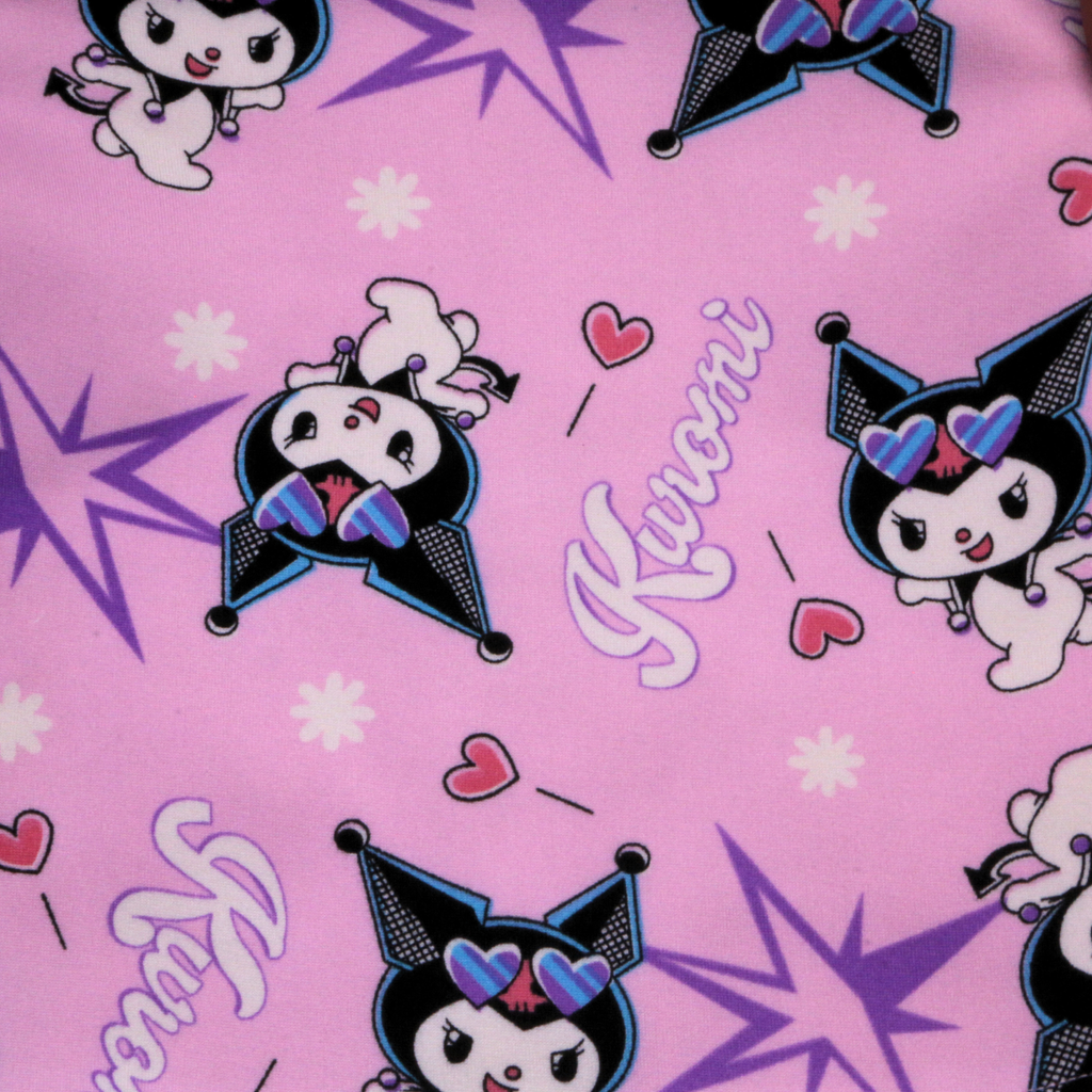 بيجامة كات ماري الوردية بأكمام طويلة (بنات)