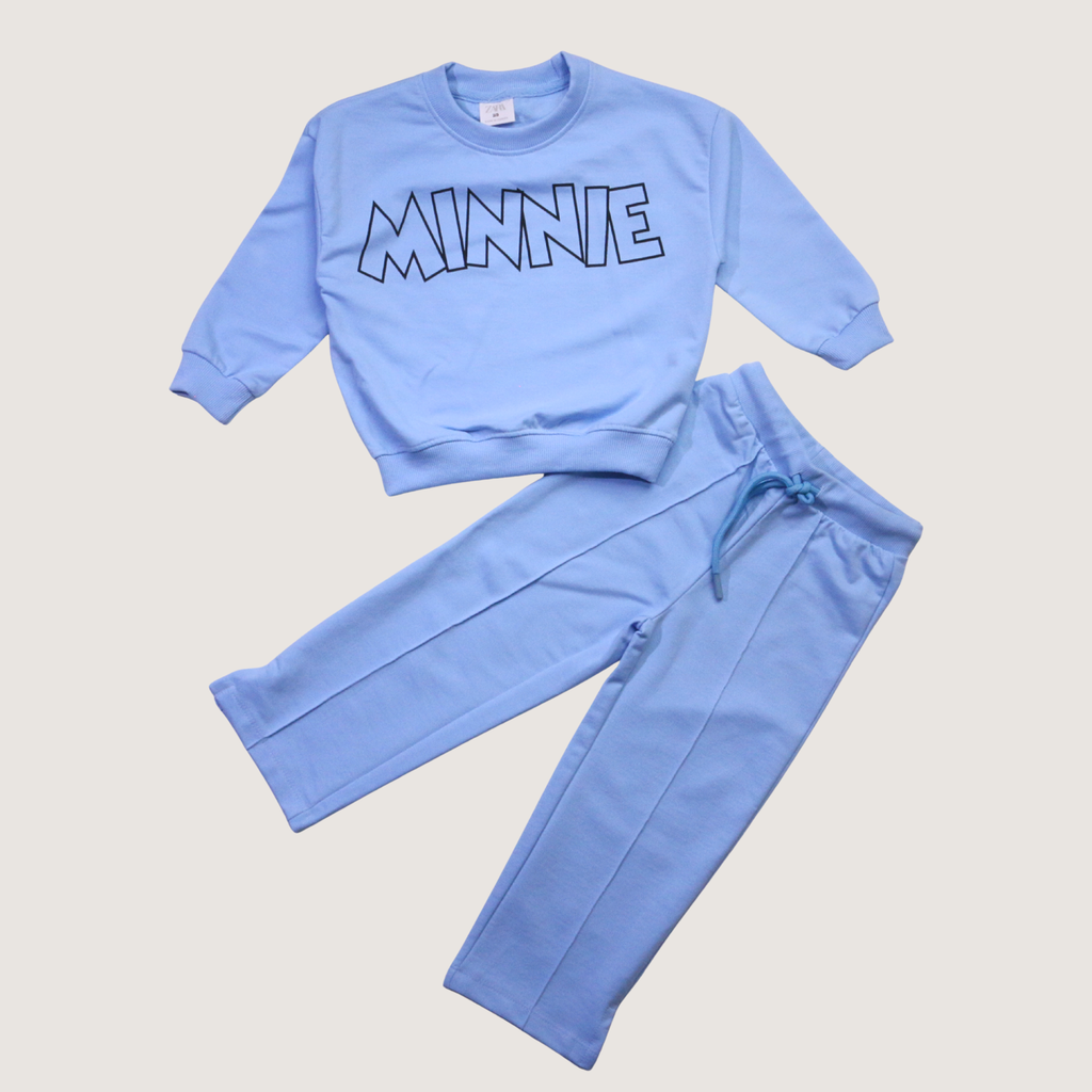 Minnie Blue Long-Sleeves Pajamas (Girls)