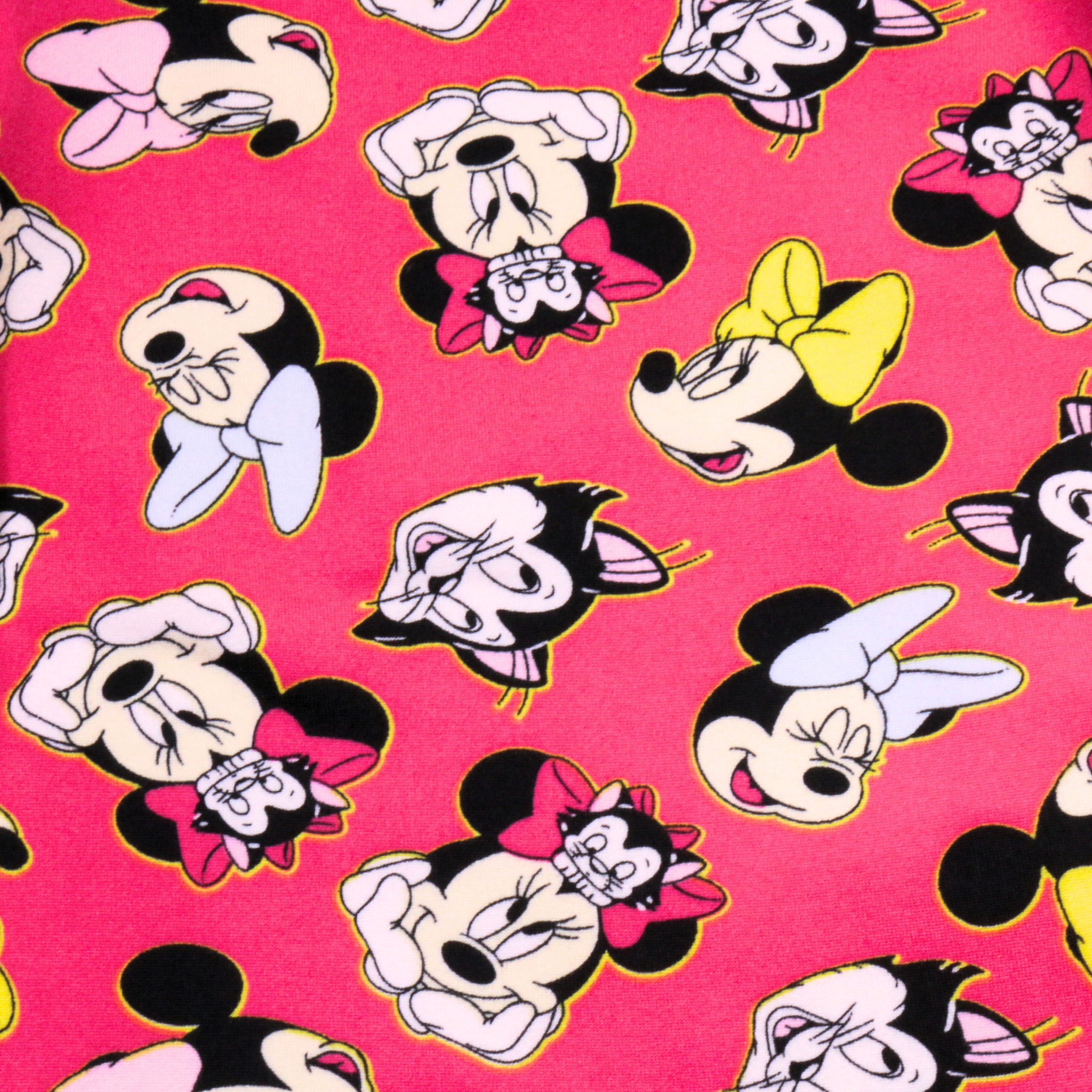 بيجامة كات ماري الوردية بأكمام طويلة (بنات)