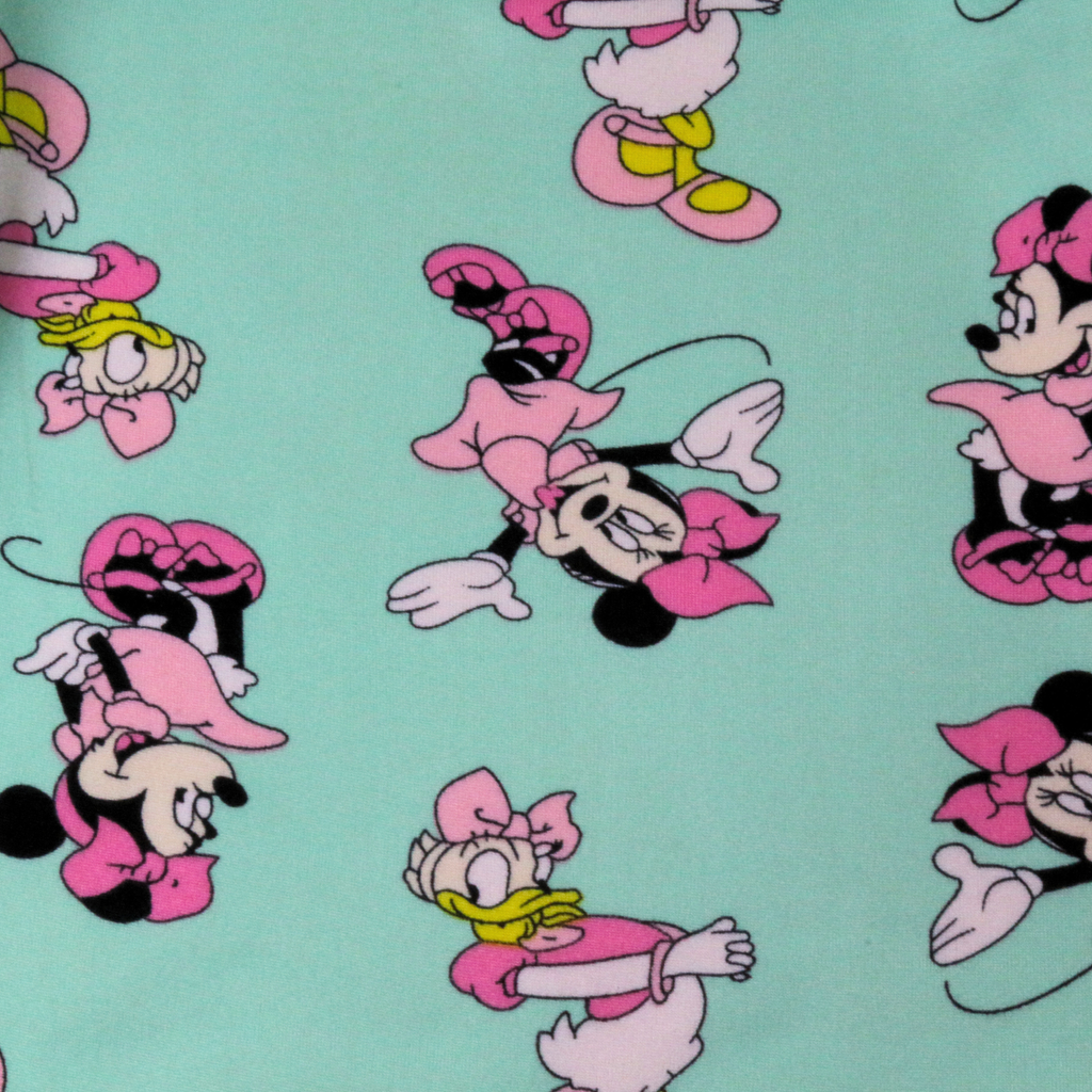 Minnie Green Long-Sleeves Pajamas (Girls)