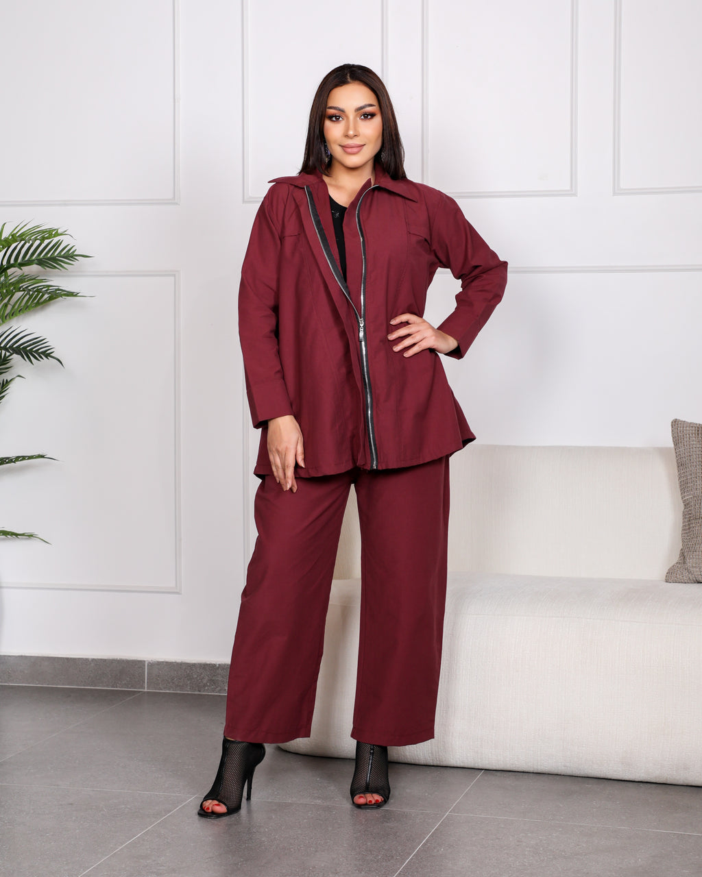 بيجامات قلوب بيضاء نسائية