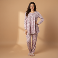Pink Floral Pajamas Womens