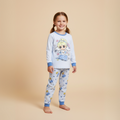Princess Blue Long-Sleeves Pajamas (Girls)