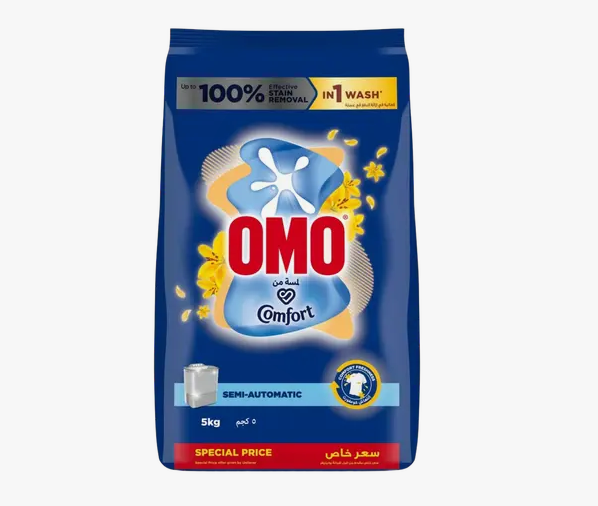 Omo Antibacterial Comfort Semi Auto 5 Kg