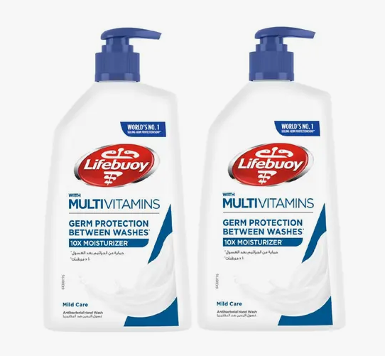 Lifebuoy Mild Care Hand Wash, 2x500ml