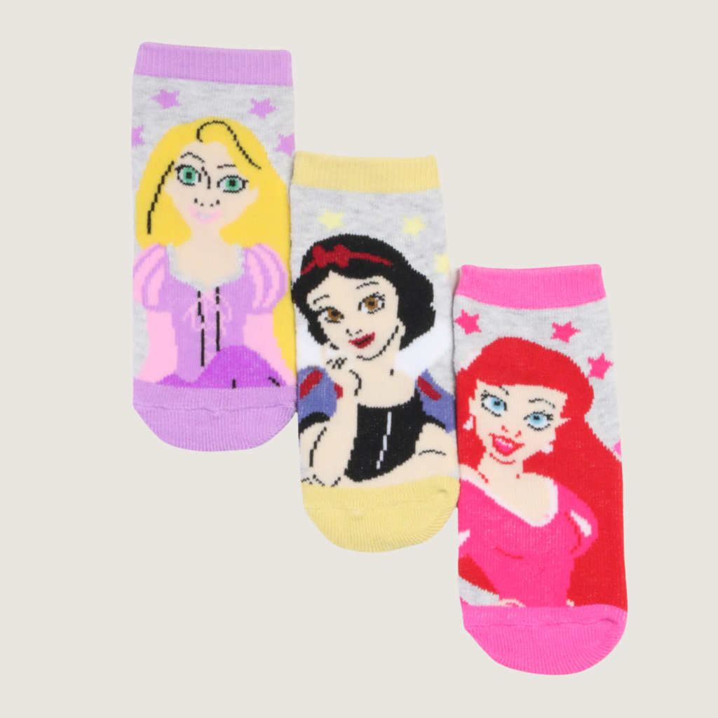 جوارب ديزني الأميرة - عبوة من 3 قطع