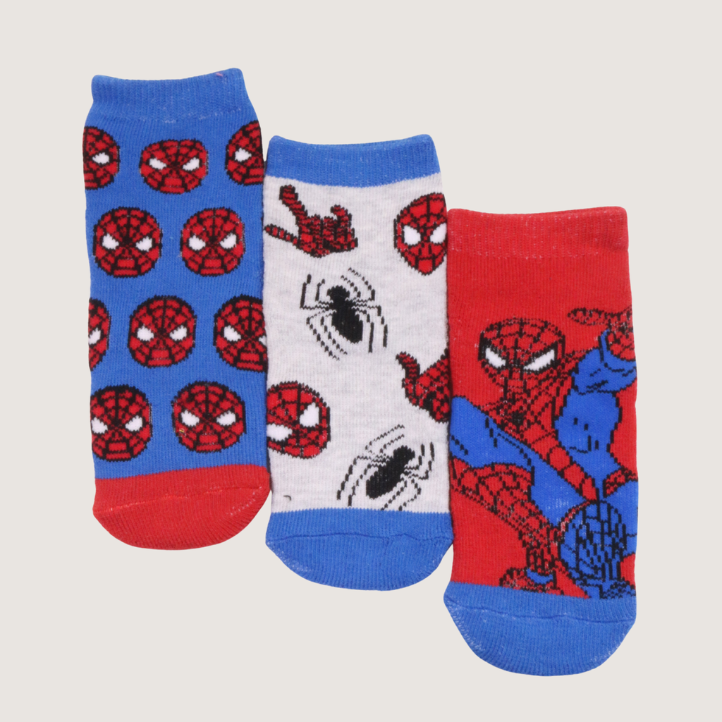 جوارب سبايدرمان زرقاء، عبوة من 3 أزواج