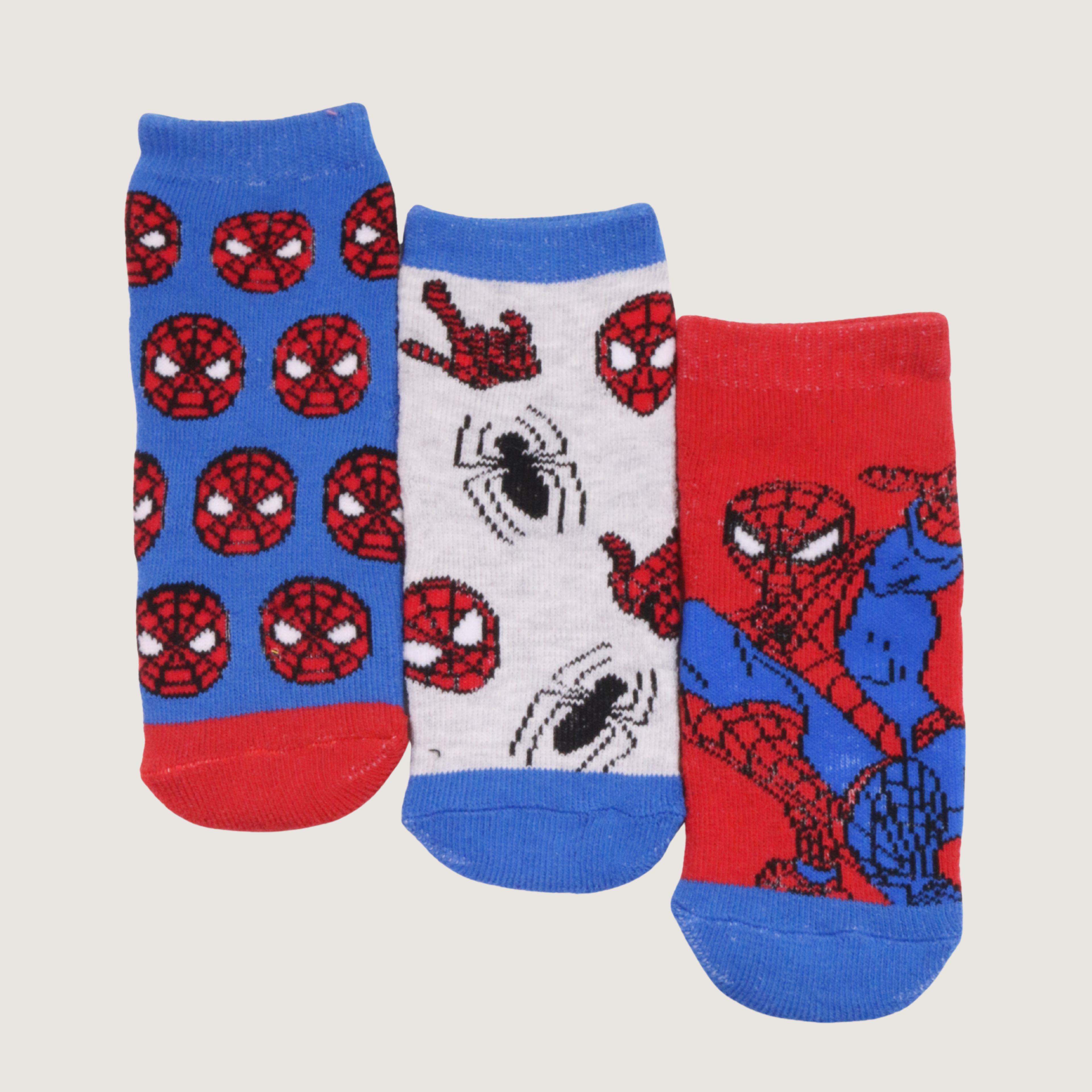 جوارب سبايدرمان زرقاء، عبوة من 3 أزواج