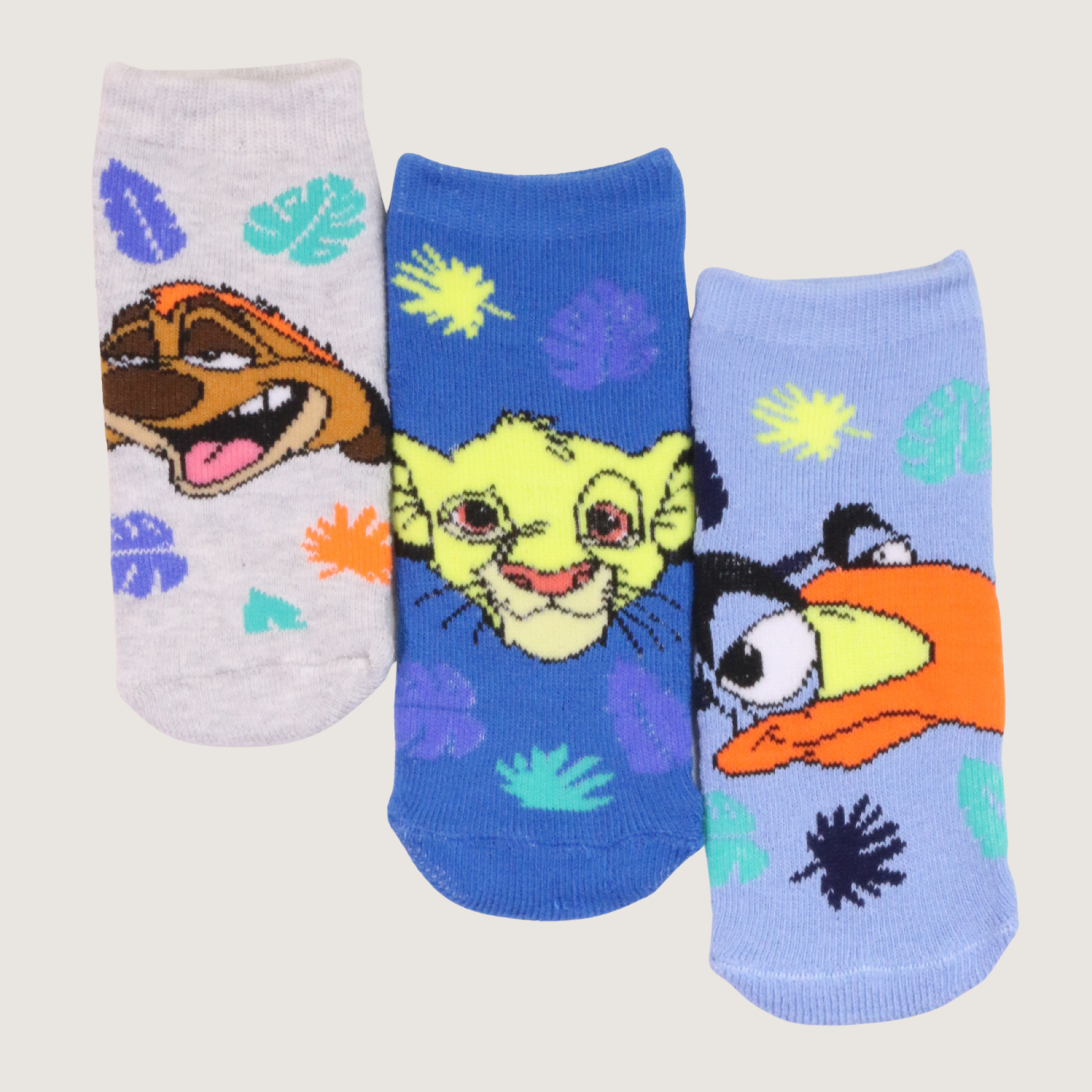 جوارب ديزني سيمبا (عبوة من 3 قطع)