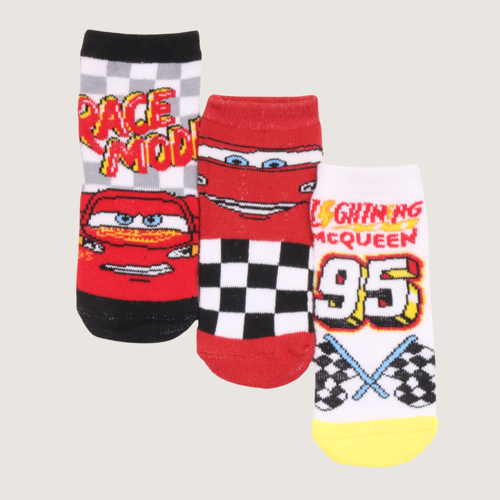 جوارب ديزني سيارات، عبوة من 3 قطع