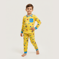 Space Life Yellow Long-Sleeves Pajamas (Boys)