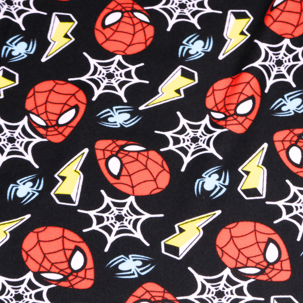Spiderman Black Long-Sleeves Pajamas (Boys)