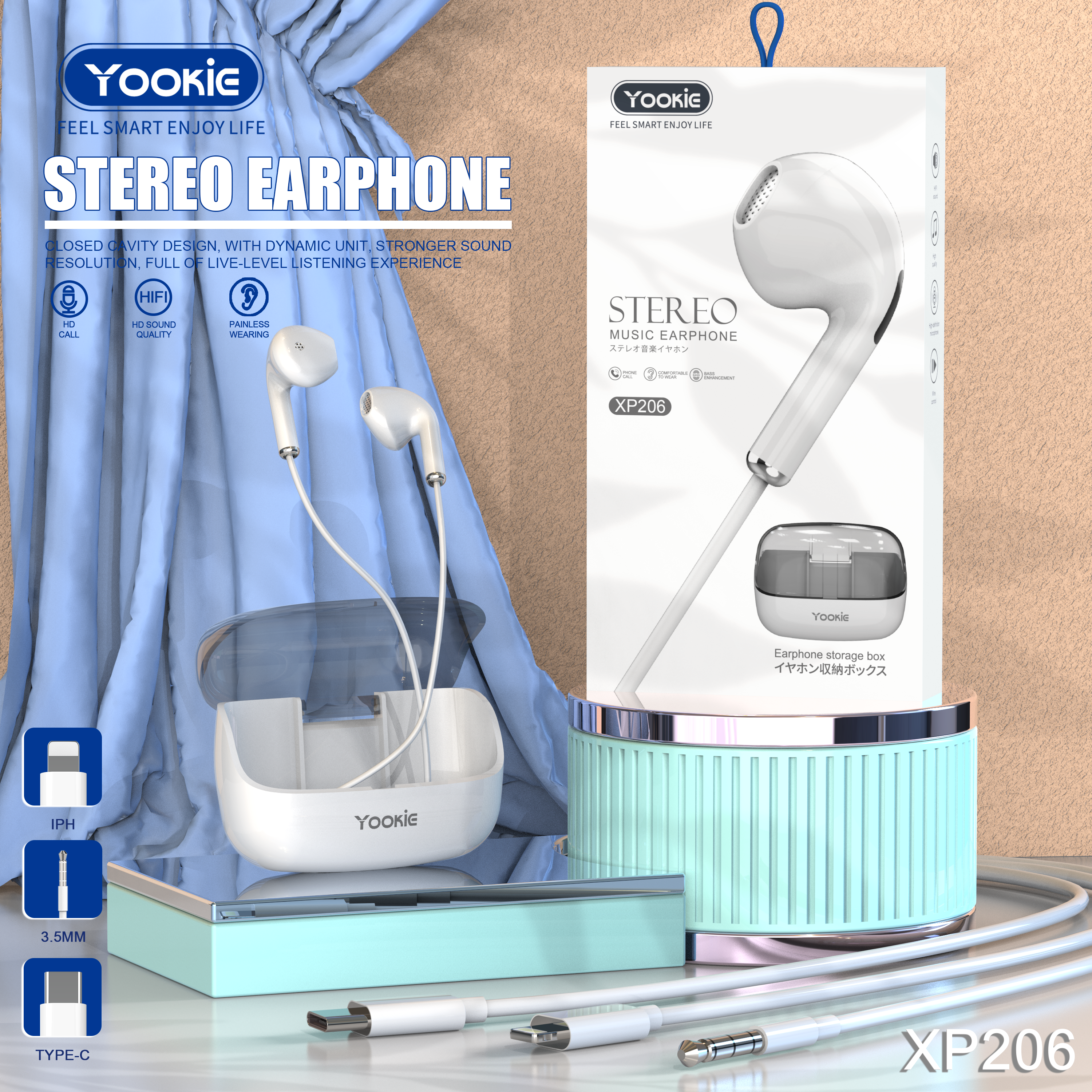 YOOKIE WIRED TYPE-C EARPHONE