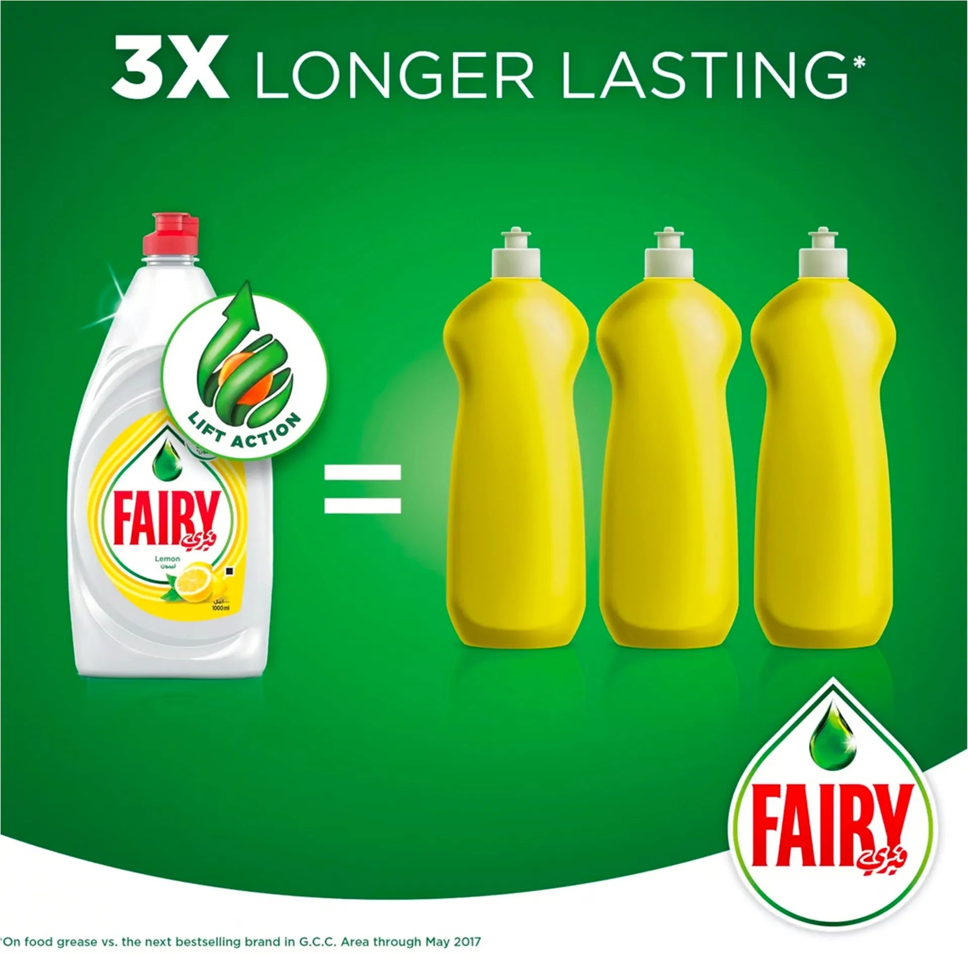 Fairy Max Plus Dishwashing Liquid Lemon 2 x 600 ml