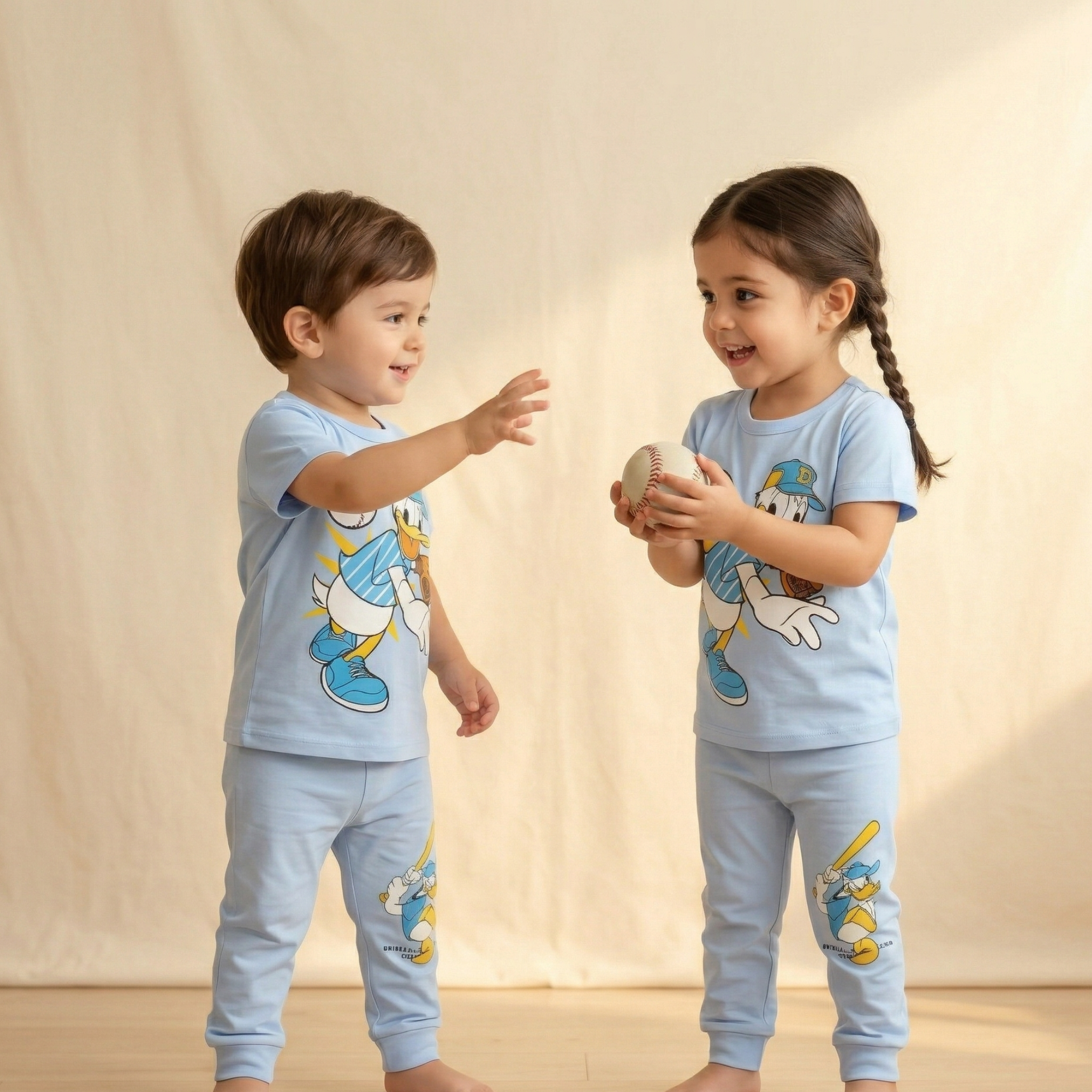 Baseball Duck Kids H\S Pajamas