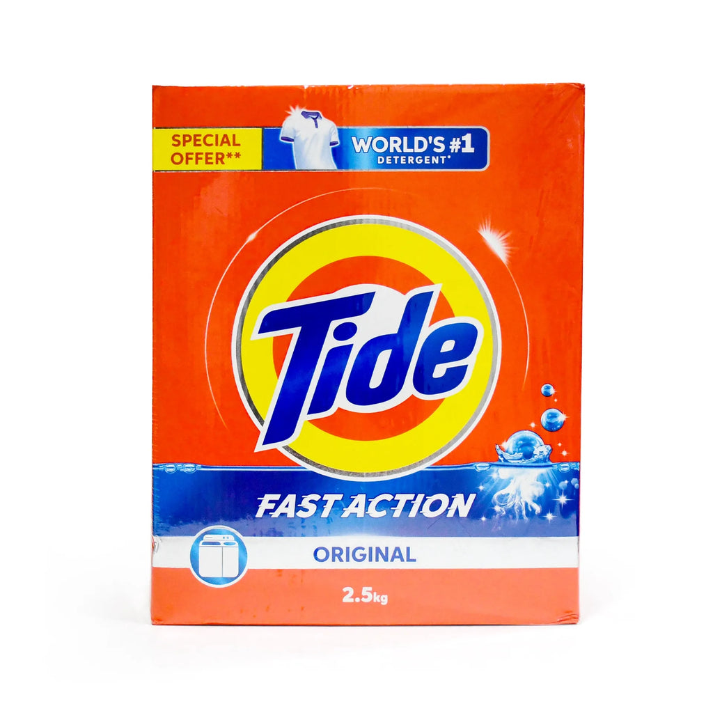 Tide Top Load Washing Powder Original Scent Blue Value Pack 2 x 2.5 kg