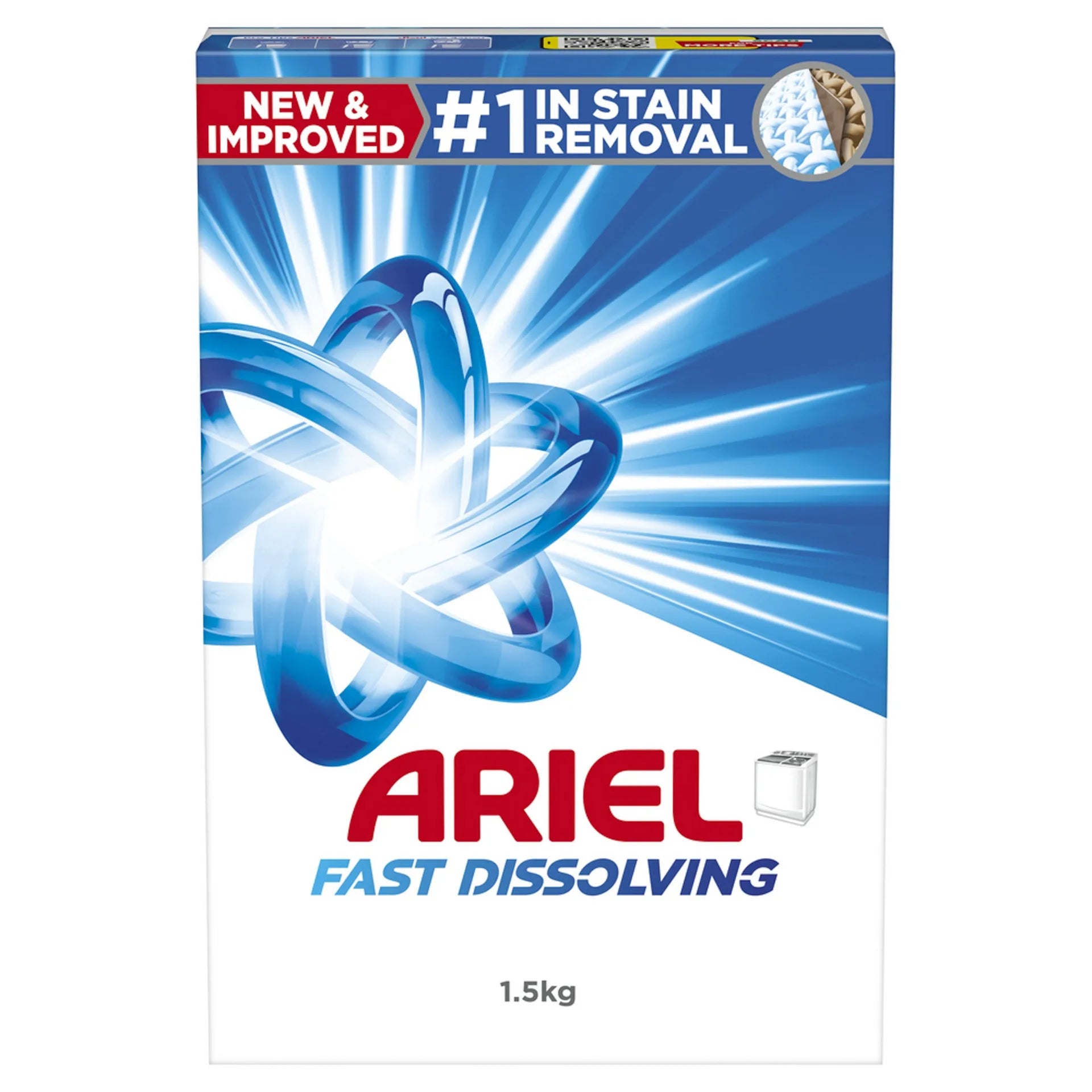 Ariel Powder Laundry Detergent Original Scent 1.5 kg