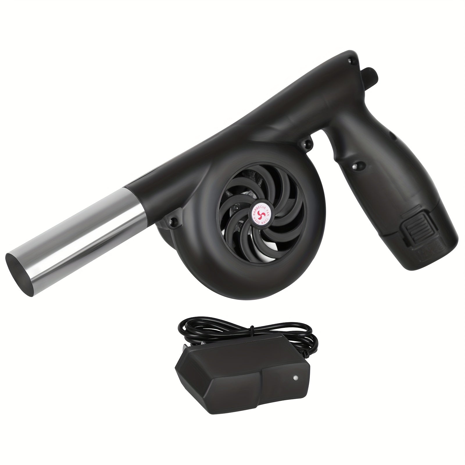 مدفع هواء لاسلكي لتنظيف الفحم في الشواية