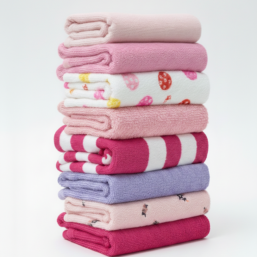 Baby 8 Piece Face Towel