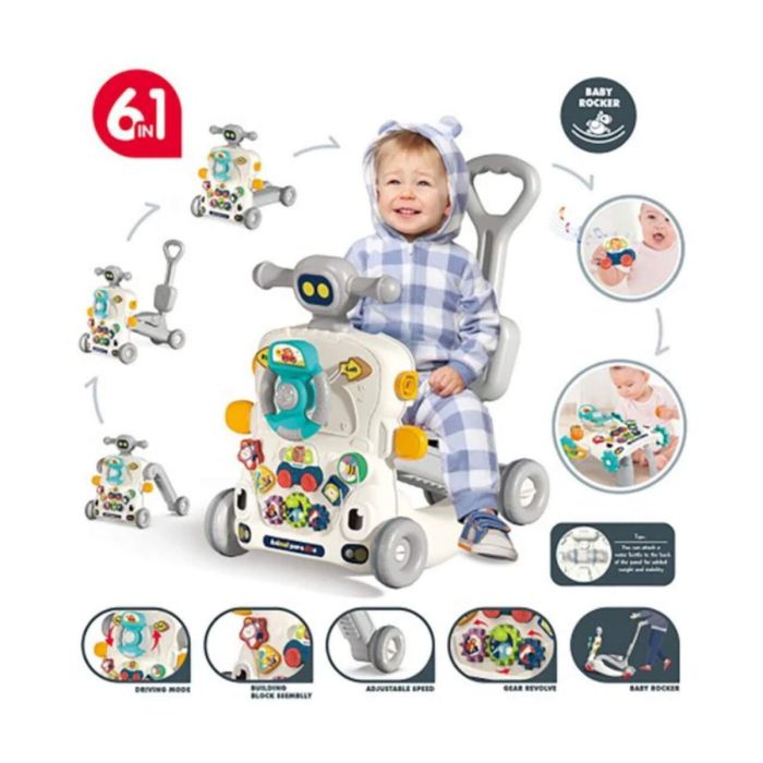 6 In 1 Multi Functional Baby Walker